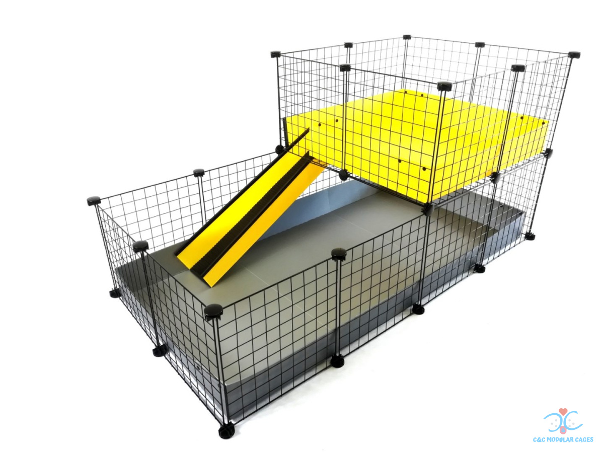 C&C Cage 4x2 + Loft 2x2 + Ramp > candcmodularcages.eu